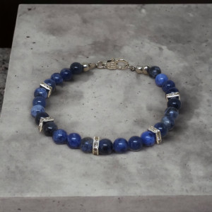 Energetyczna bransoletka z Sodalitu