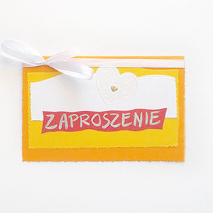 ogólne zaproszenie na różne okazje, kolorowe zaproszenia bez tekstu, boho zaproszenia, puste zaproszenia, oranżowe zaproszenie