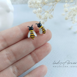 Kolczyki pszczółki