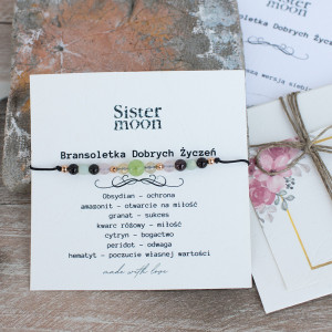 Talizman Bransoletka Dobrych Życzeń Peridot