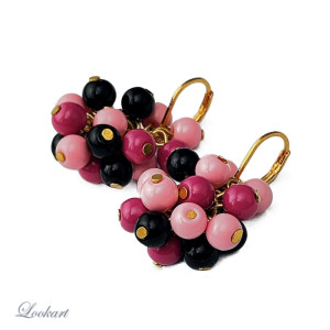 Kolczyki Fuksja-róż