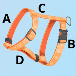 Szelki guard S - jednorożce