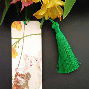 Zakładka do książki Myszki na huśtawce