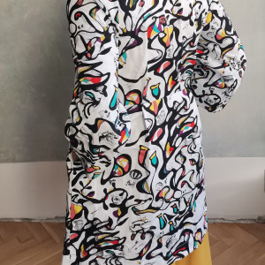 Płaszcz drukowany reserved 36