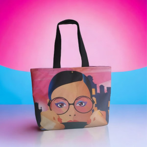 Torba zakupowa shopping bag kolorowa grafika