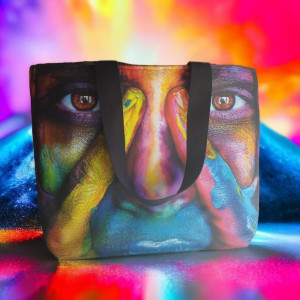 Torba zakupowa shopping bag kolorowa grafika