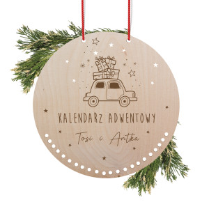 Kalendarz adwentowy samochód
