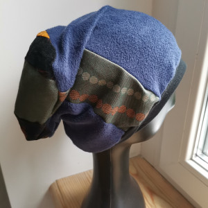 czapka patchworkowa damska etno