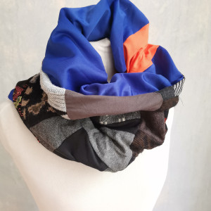 Komin patchworkowy kolorowy