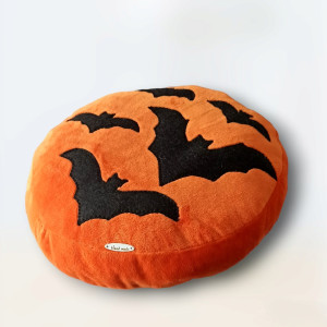 poduszka okrąglak w nietoperze
