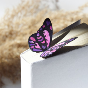 Zakładka do książki "On Paper" Kolorowy Motyl