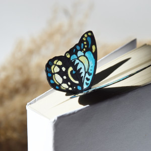 Zakładka do książki "On Paper" Kolorowy Motyl