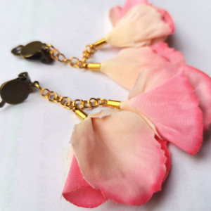 Klipsy kwiatowe lekkie