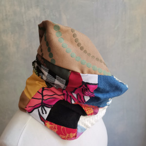 Komin patchworkowy kolorowy