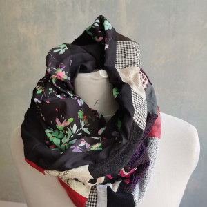 Komin patchworkowy kolorowy