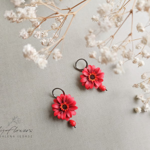 Kolczyki z gerberami