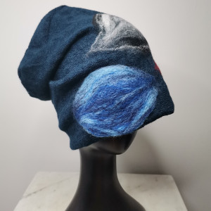 Czapka wełniana granat