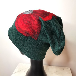 Czapka wełniana zielen