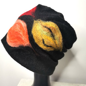 Czapka wełniana czarna