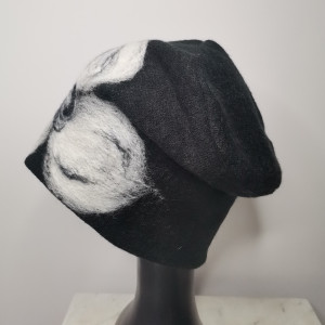 Czapka wełniana czarna