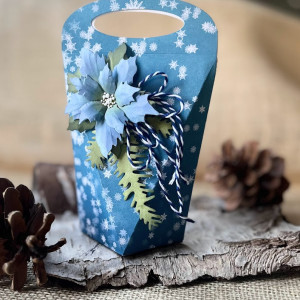 174,pudełeczko na prezent świąteczny ,mikołajkowy