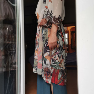 Tunika kolorowa oversize