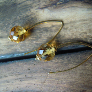 Loomi - kolczyki z cytrynu