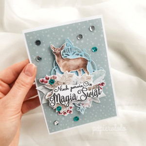 Kartka bożonarodzeniowa do koperty