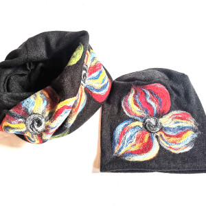 komplet komin czapka