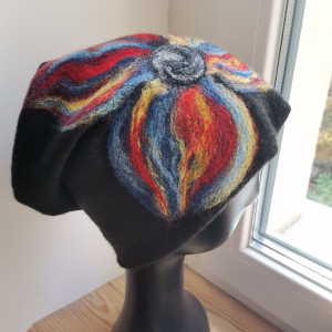 Czapka wełniana czarna