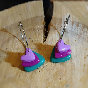 Kolczyki z  masy fimo