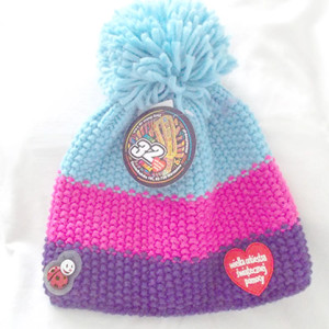 nowa czapka dziecięca wośp, wośp czapka dla dziewczynki, ciepła czapka dziewczęca, 32 wośp czapka dla dzieci, zimowa czapka dziecięca wośp 32 czapeczka