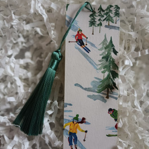 Zakładka do książki Narty