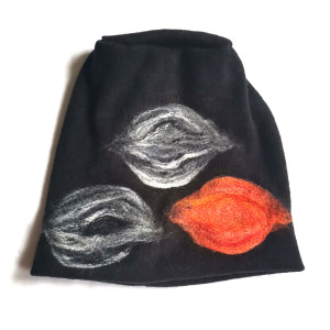 Czapka wełniana czarna