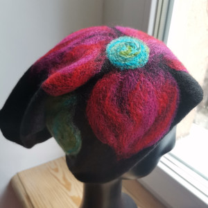 Czapka wełniana czarna