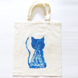 eko torba z kotem, kot torba na zakupy, płocienna torba A4, bawełniana torba z kotkiem, szoperka, shopperka