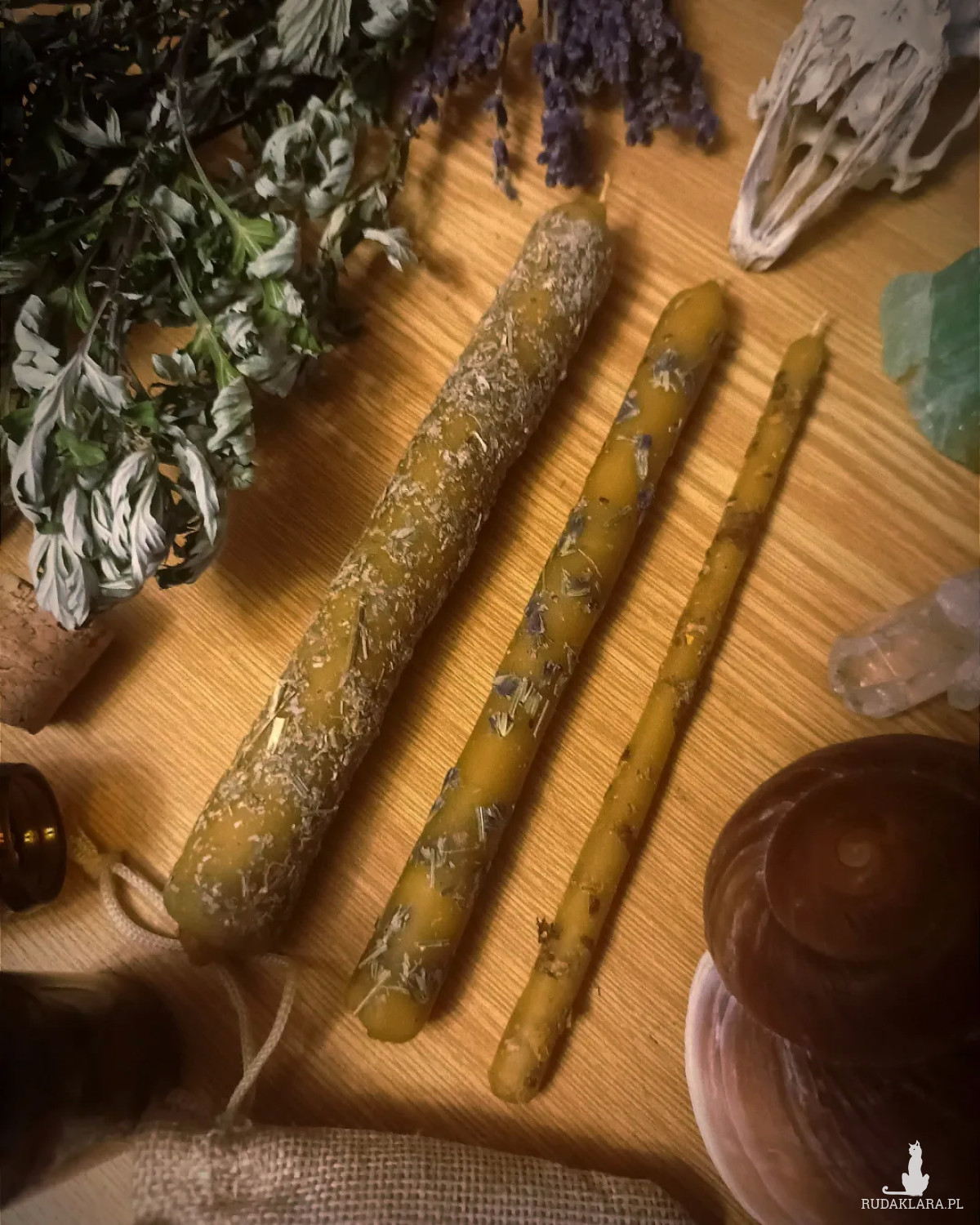 Świeczki 2cm z ziołami