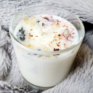 Świeczka sojowa o zapachu zielonej cytryny, świeca sojowa 100%