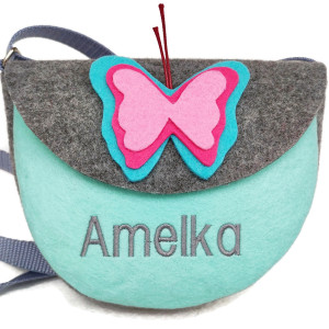 Malutka torebka z imieniem motylek