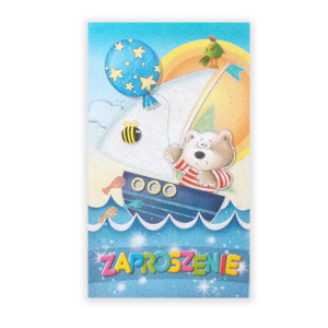 bajkowe zaproszenia, otwierane zaproszenia dla dziecka, miś zaproszenia,zaproszenia dla dzieci, zaproszenia na urodziny chłopca, zaproszenia na urodziny dziewczynki, zaproszenia na imprezę