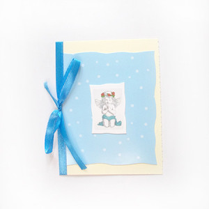 świąteczna kartka z aniołkiem,  aniołek kartka na Boże Narodzenie, anioł kartka, pastelowe kartki na Boże Narodzenie, kartki na Nowy Rok, kartki bożonarodzeniowe