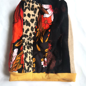 czapka patchworkowa kolorowa