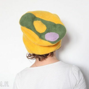 Czapka dziecieca żółta
