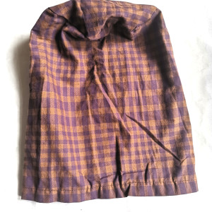 Czapka fioletowa materiałowa