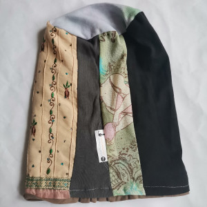 Czapka dzianinowa  wzorzysta