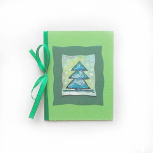 zielona kartka na Boże Narodzenie, choinka kartka świąteczna, ręcznie rysowana kartka z choinką, kartki na Nowy Rok, Boże Narodzenie kartki bez tekstu, zielone kartki na Święta