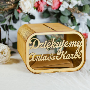 Skrzynka  na koprety ślubne
