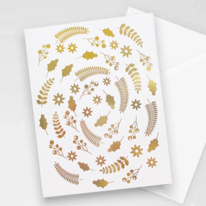 złote kartki na Boże Narodzenie, boho kartki świąteczne, eleganckie kartki na Nowy Rok, skandynawskie kartki dla firm, noworoczne kartki, Boże Narodzenie kartki bez życzeń