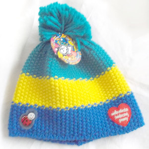 nowa czapka wośp 31, ciepła czapka z pomponem, wełna czapka, zimowa czapka, fajna czapka na zimę, damska czapka, męska czapka, wośp czapka z wełną