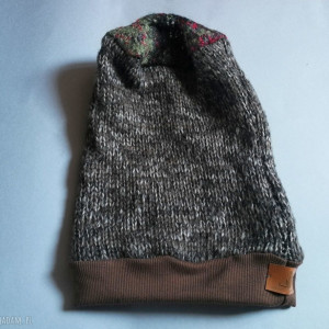 Czapka szara smerfetka